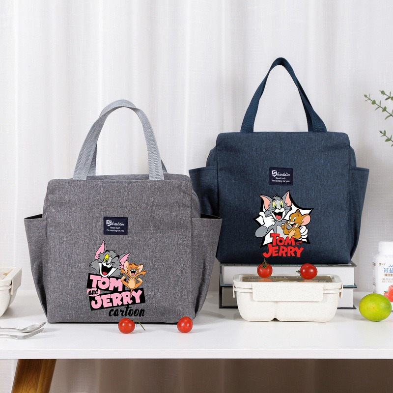 Anime Tote Bag - Tom and Jerry Large Capacity Lunch