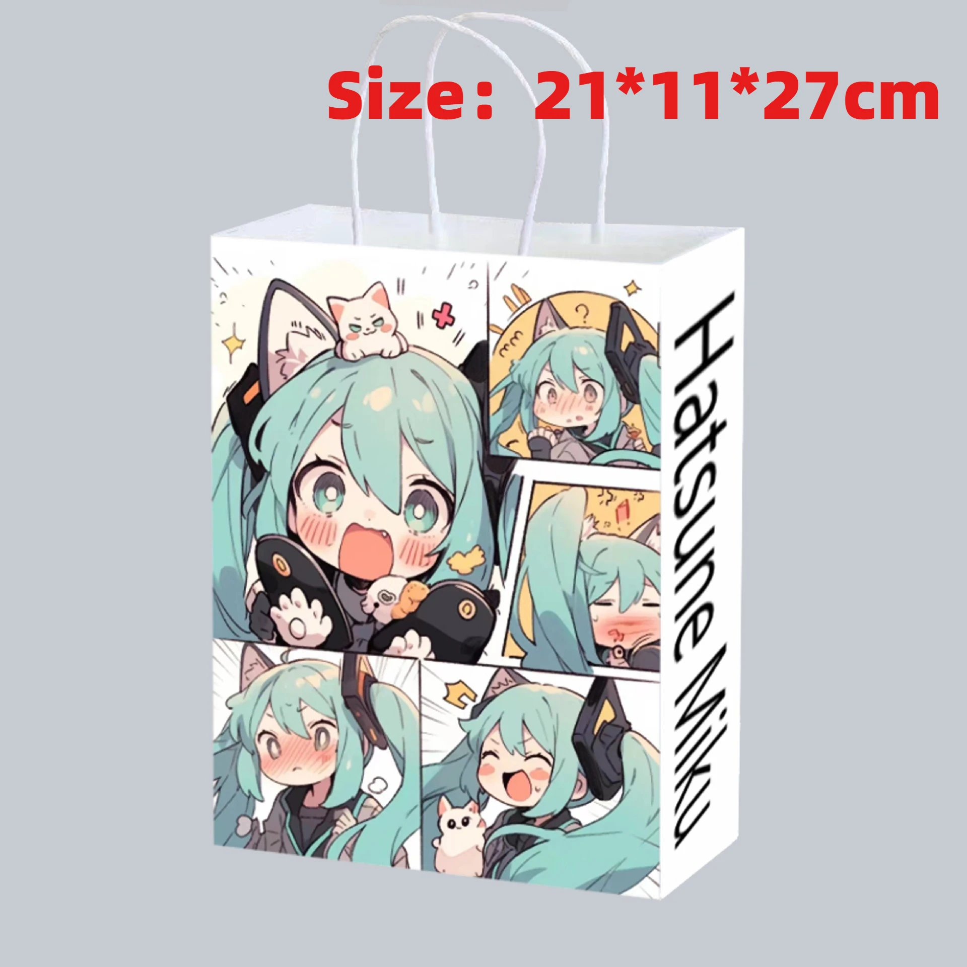 Cute Anime Hatsune Miku Paper  - Anime Tote Bag ulasan dan harga