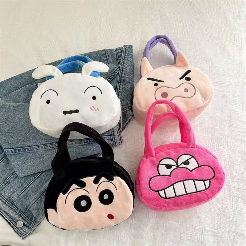 Crayon Shin-chan Plush Handbag - Anime Tote Bag ulasan dan harga