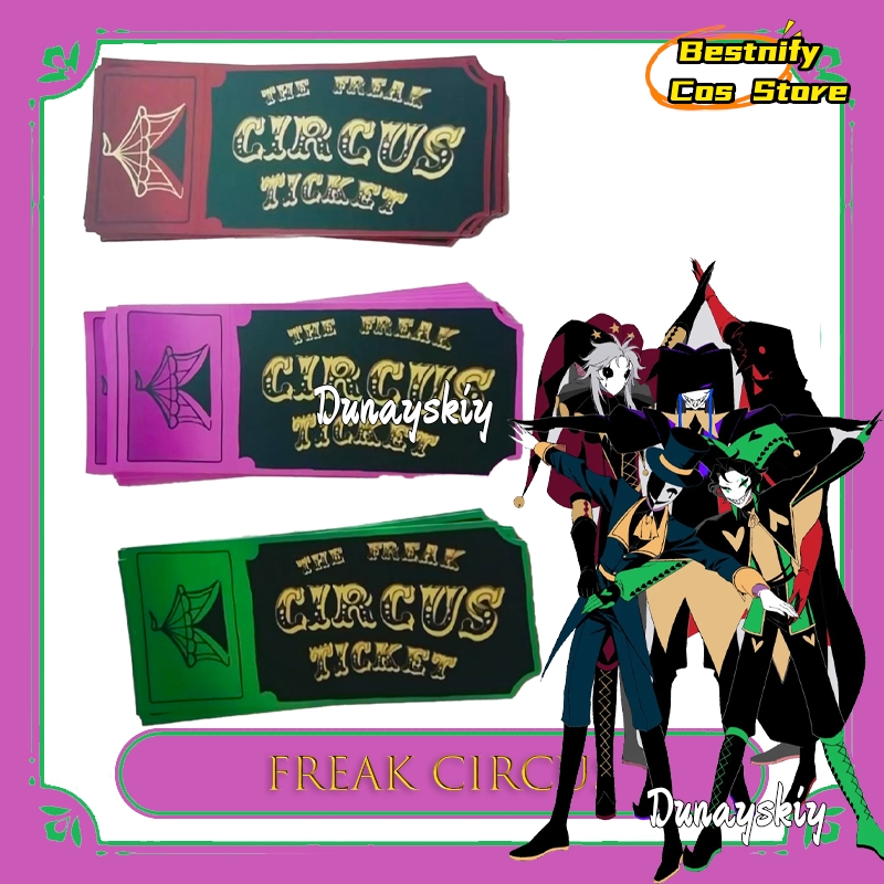 BFreak Circus Ticket Card Red  - Anime Merchandise Women ulasan dan harga
