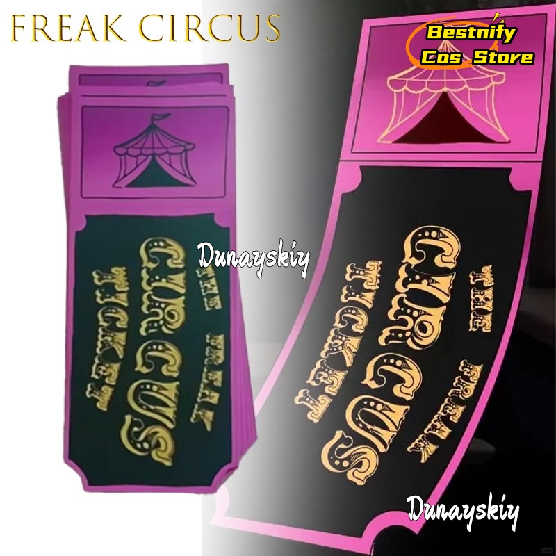 BFreak Circus Ticket Card Red  - Anime Merchandise Women ulasan dan harga