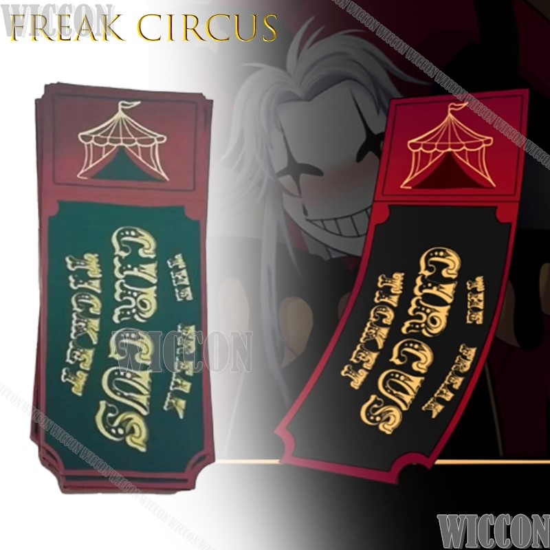 Freak Circus Ticket Card Red G - Anime Merchandise Women ulasan dan harga