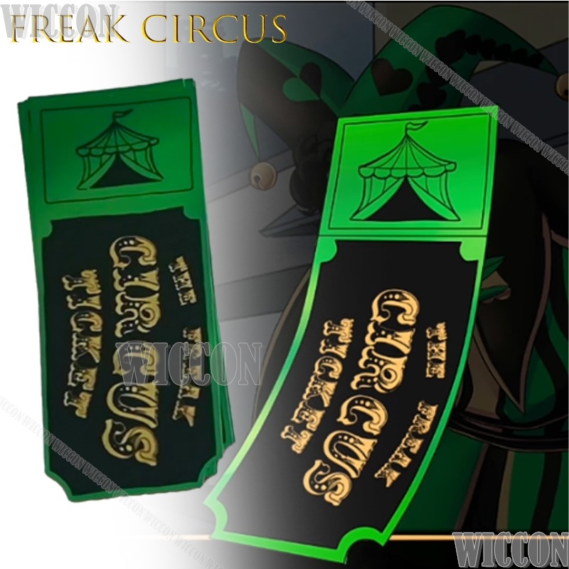 Freak Circus Ticket Card Red G - Anime Merchandise Women ulasan dan harga