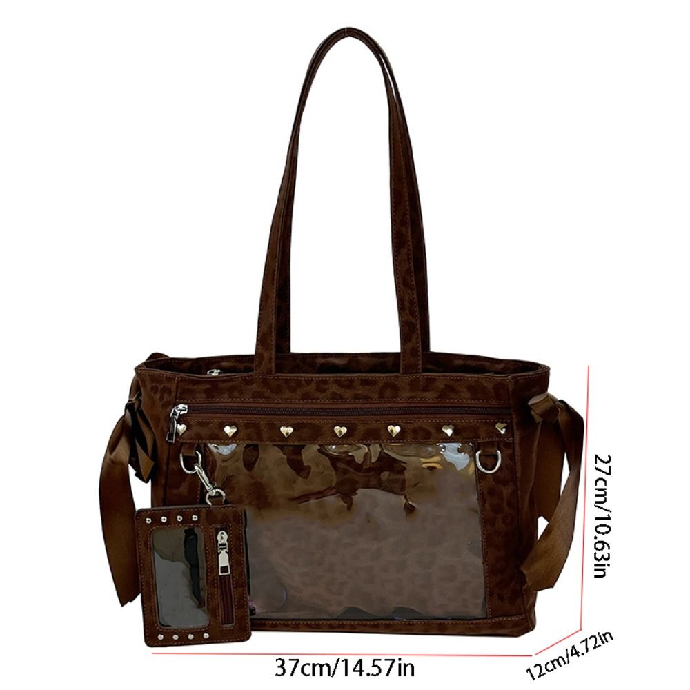 Harajuku Bow Rivet Itabag Y2K  - Anime Merchandise Women ulasan dan harga