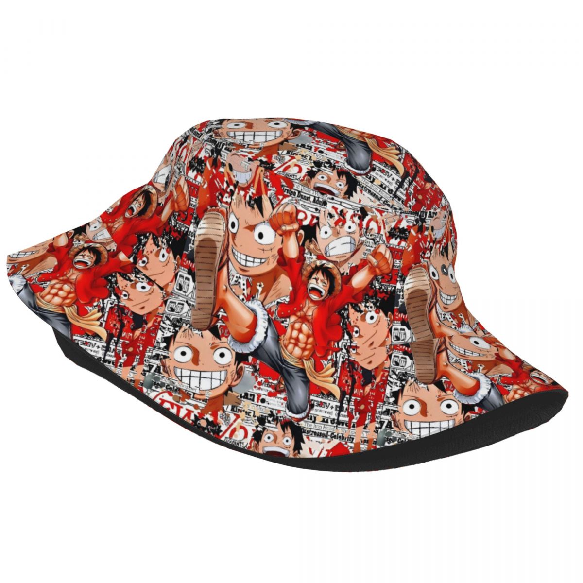 Anime One Piece Luffy Bucket H - Anime Merchandise Women ulasan dan harga