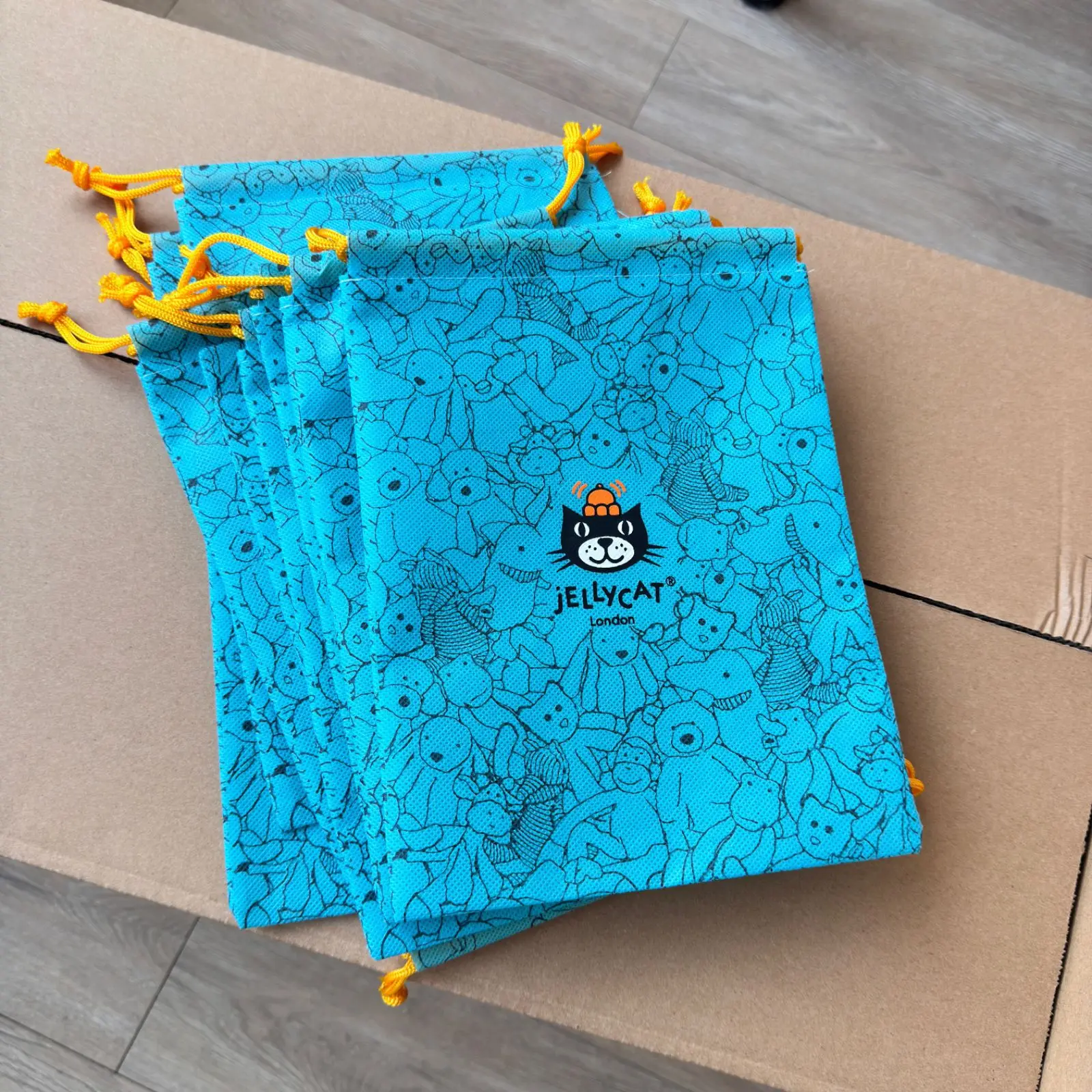 Blue Kawaii Non woven Fabric D - Anime Tote Bag ulasan dan harga